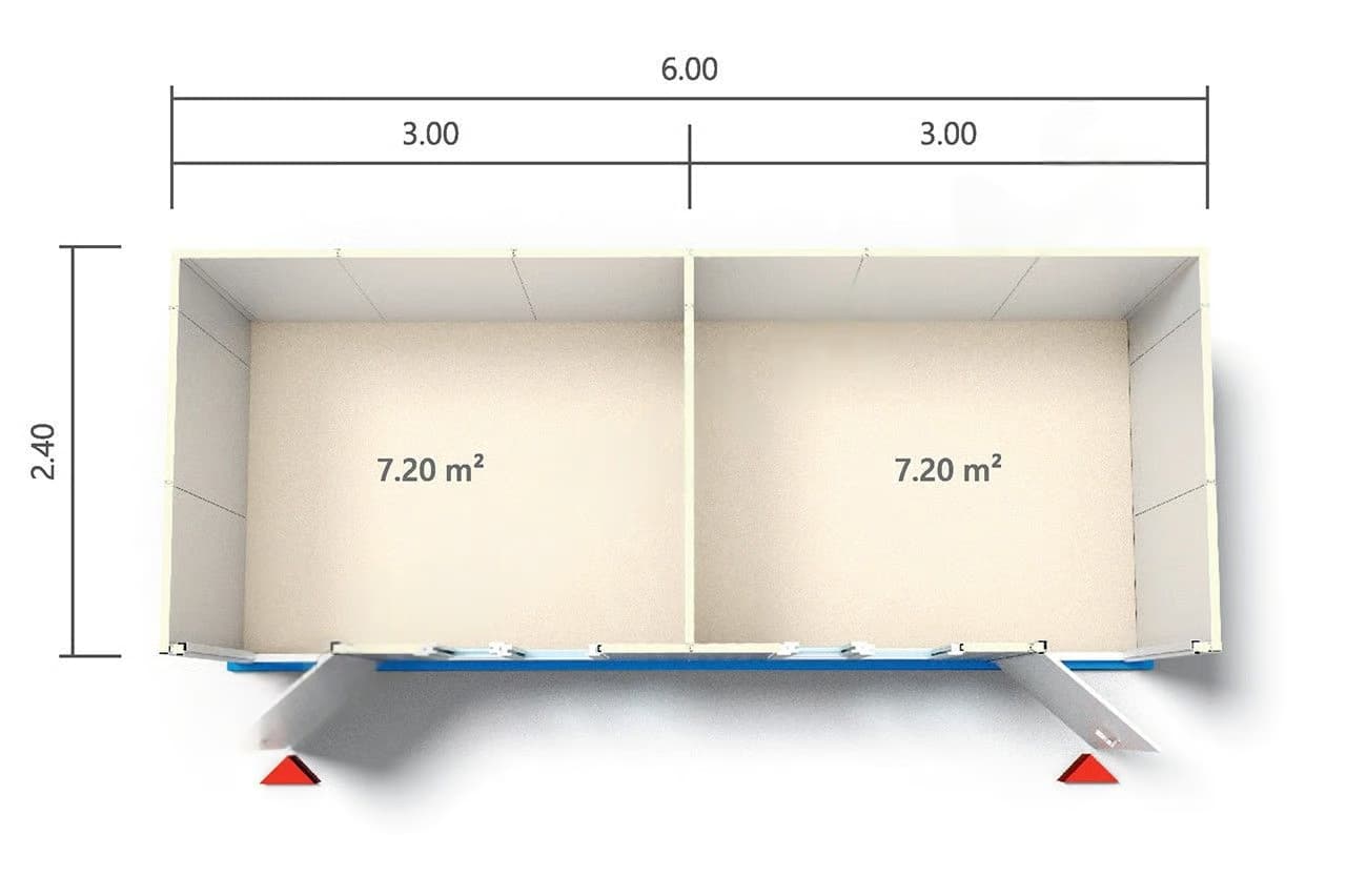 Conteneur 10 miniature — Plan