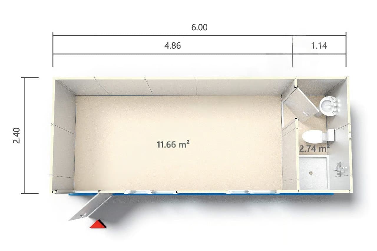 Conteneur 1 miniature — Plan