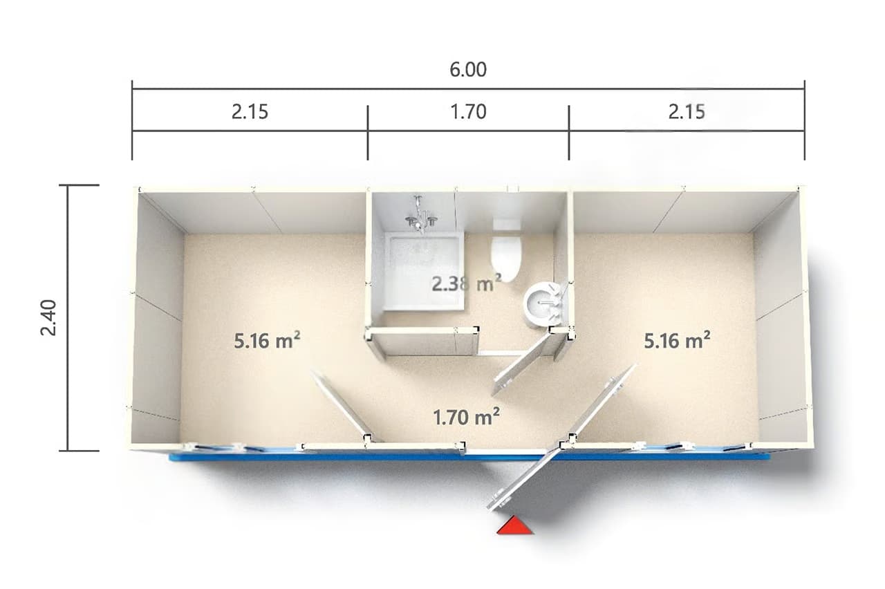 Conteneur 2 miniature — Plan