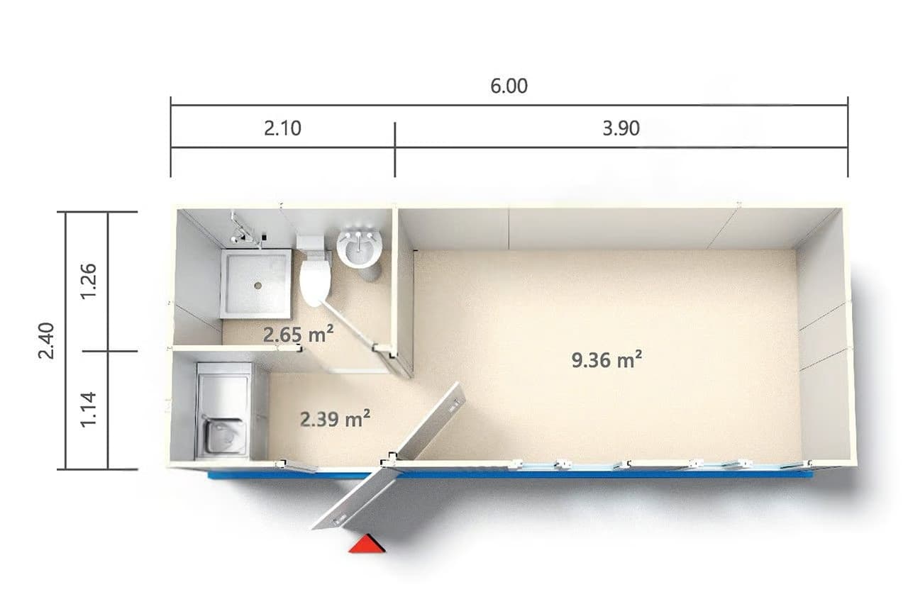 Conteneur 4 miniature — Plan