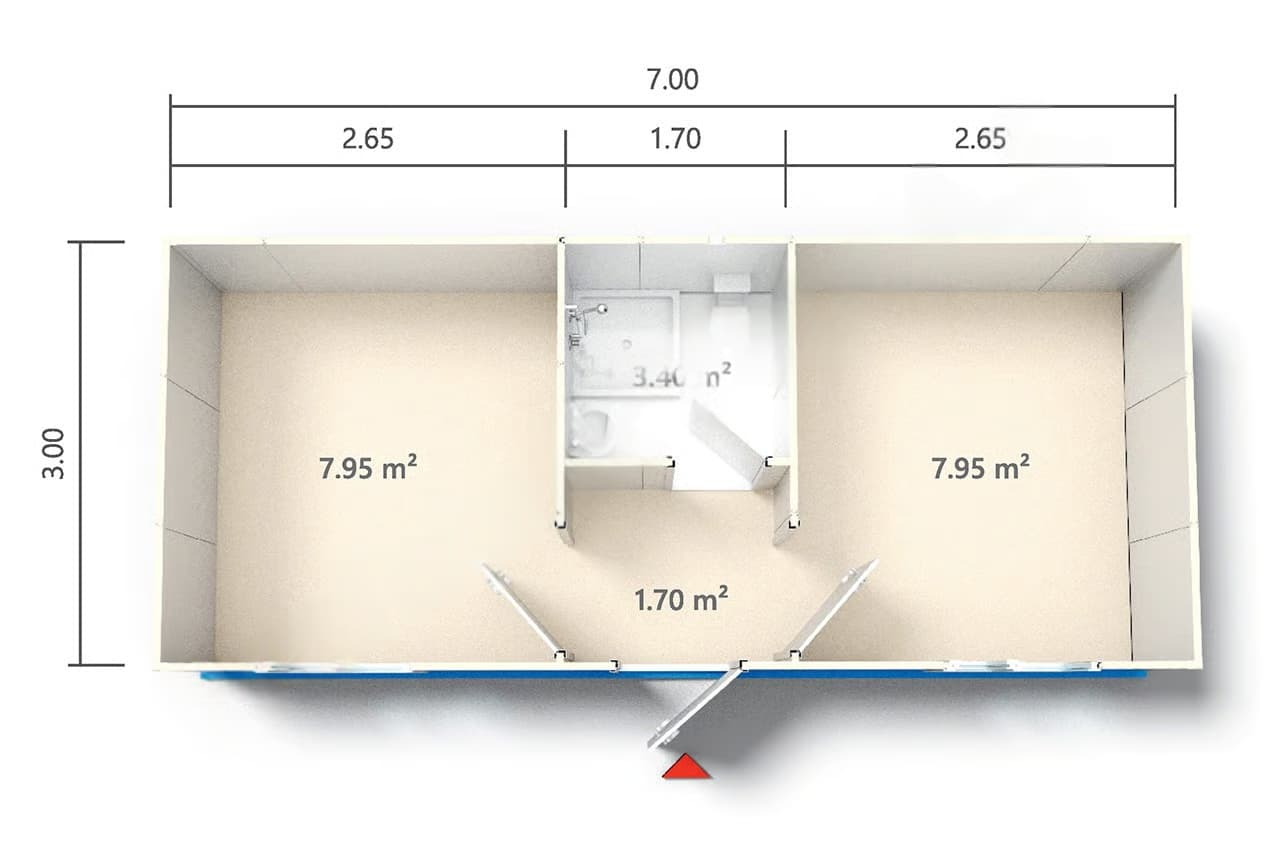 Conteneur 6 miniature — Plan