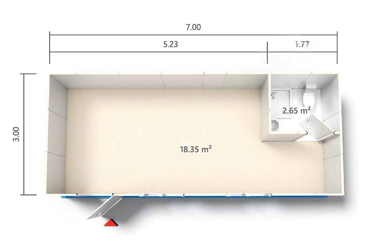 Conteneur 7 miniature — Plan