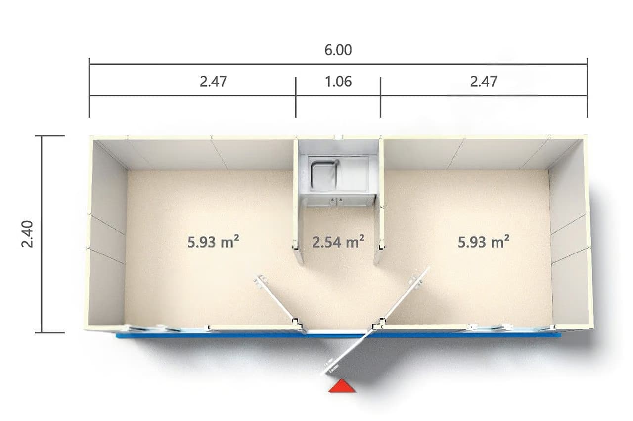 Conteneur 8 miniature — Plan
